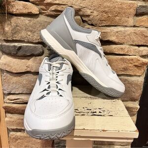 FitVille White and Gray court Shoes men’s size 14 W